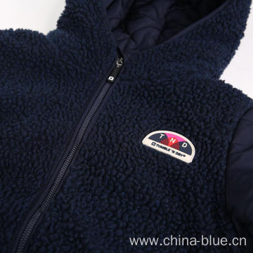 Girl's long warm winter jacket